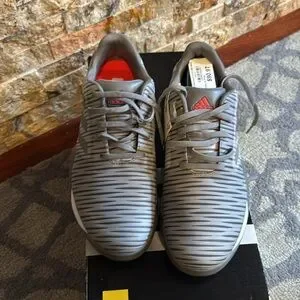 adidas | Shoes | Adidas Codechaos Golf Shoes Gray With Red  display picture 3